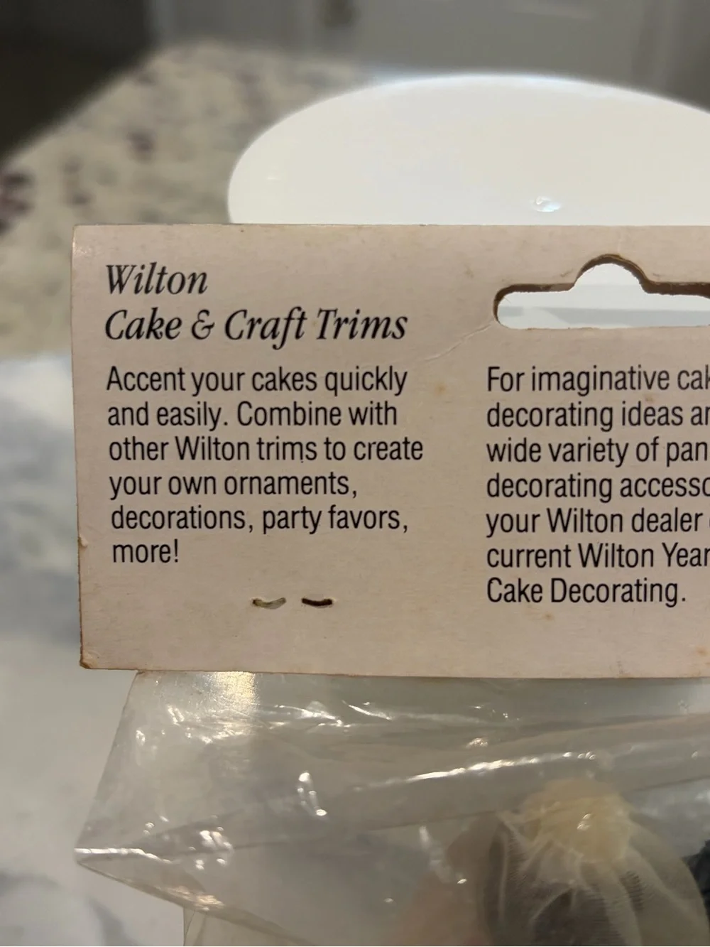 Vintage Wilton Bride & Groom Wedding Cake Topper Veil Plastic White Black 1988